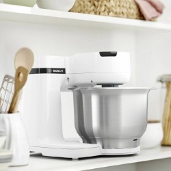 Bosch MUMS2EW00 Κουζινομηχανή 700W με Ανοξείδωτο Κάδο 3.8lt