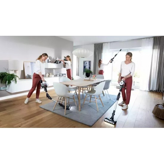 Bosch Unlimited 7 Επαναφορτιζόμενη Σκούπα 2 σε 1 Stick & Χειρός 18V White