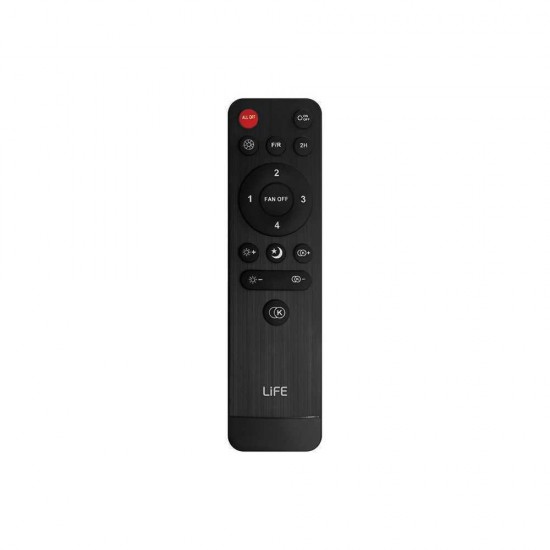 Life Halo 221-0349 Ανεμιστήρας Οροφής 50cm με Φως και Τηλεχειριστήριο Γκρι