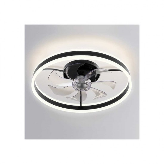 Life Halo 221-0349 Ανεμιστήρας Οροφής 50cm με Φως και Τηλεχειριστήριο Γκρι