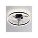 Life Halo 221-0349 Ανεμιστήρας Οροφής 50cm με Φως και Τηλεχειριστήριο Γκρι