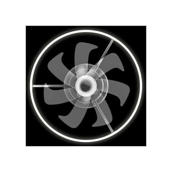 Life Halo 221-0349 Ανεμιστήρας Οροφής 50cm με Φως και Τηλεχειριστήριο Γκρι