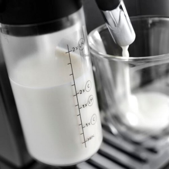 De'Longhi Magnifica Evo Αυτόματη Μηχανή Espresso 1450W Πίεσης 15bar για Cappuccino με Μύλο Άλεσης Ασημί