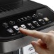 De'Longhi Magnifica Evo Αυτόματη Μηχανή Espresso 1450W Πίεσης 15bar για Cappuccino με Μύλο Άλεσης Ασημί