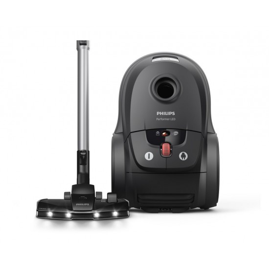 Philips XD8122/10 Ηλεκτρική Σκούπα 900W με Σακούλα 4lt Μαύρη