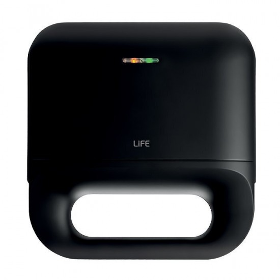 Life Τοστιέρα Γκριλιέρα 750W Μαύρη 221-0437