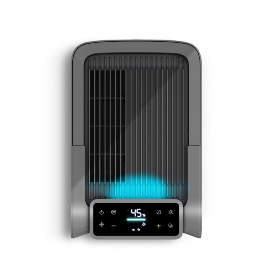 Toyotomi Kira Αφυγραντήρας με Συμπιεστή Ιονιστή και Wi-Fi 18lt Γκρι