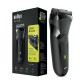 Braun Series 3 300S/BLK Περιστρεφόμενη Ξυριστική Μηχανή Προσώπου Επαναφορτιζόμενη