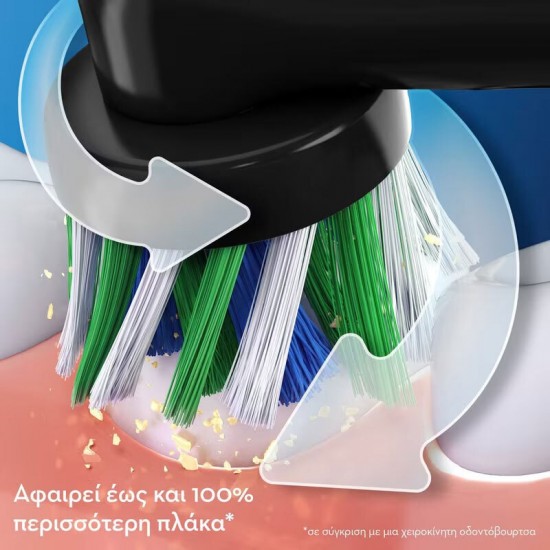 Oral-B Vitality Pro Protect X Clean Ηλεκτρική Οδοντόβουρτσα με Χρονομετρητή Μαύρη