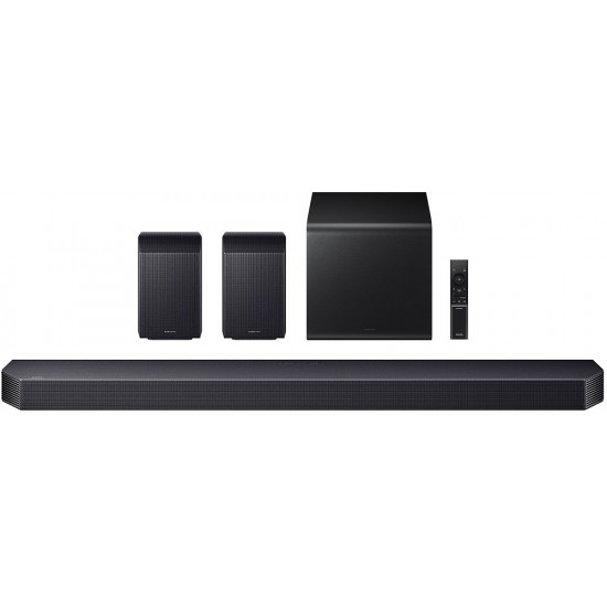 Samsung HW-Q930F Soundbar 9.1.4 Bluetooth, HDMI και Wi-Fi με Ασύρματο Subwoofer και Τηλεχειριστήριο Μαύρο