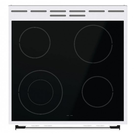 Gorenje GEC6A41WC Κουζίνα 71lt με Κεραμικές Εστίες Π60εκ. Λευκή