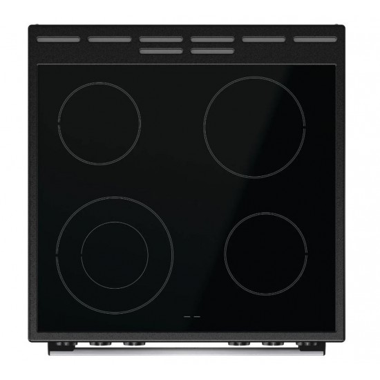 Gorenje GEC6A41SC Κουζίνα 71lt με Κεραμικές Εστίες Π60εκ. Inox