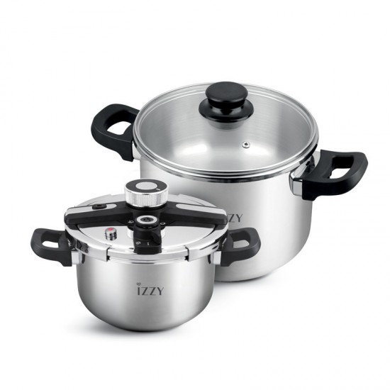 Izzy Gourmet Set Quattro Χύτρες Ταχύτητας 9lt + 5lt