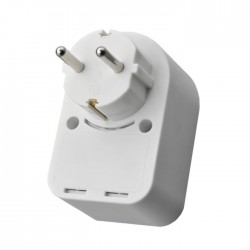 Sonora Μονόπριζο με 1 USB-A και 1 USB-C Γκρι 230-0120 Sonora Μονόπριζο με 1 USB-A και 1 USB-C Γκρι 230-0120
