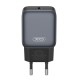 XO Φορτιστής Χωρίς Καλώδιο με Θύρα USB-C 20W Quick Charge 2.0 / Quick Charge 3.0 Μαύρος (L153) 249-0187