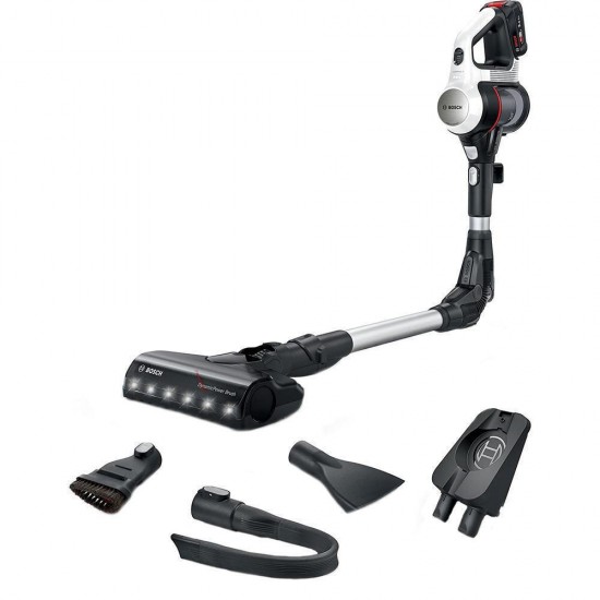 Bosch Unlimited 7 Επαναφορτιζόμενη Σκούπα 2 σε 1 Stick & Χειρός 18V White