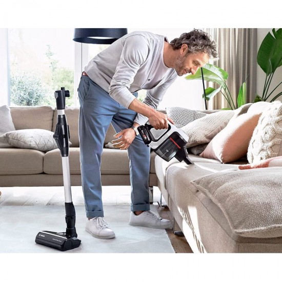 Bosch Unlimited 7 Επαναφορτιζόμενη Σκούπα 2 σε 1 Stick & Χειρός 18V White