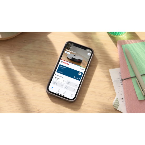 Bosch BCRC2W Spotless Advanced Σκούπα Ρομπότ με Χαρτογράφηση Laser & Απορρόφηση 11000Pa Λευκή Bosch BCRC2W Spotless Advanced Σκούπα Ρομπότ με Χαρτογράφηση Laser & Απορρόφηση 11000Pa Λευκή