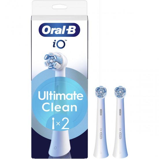 Oral-B iO Ultimate Clean Ανταλλακτικές Κεφαλές για Ηλεκτρική Οδοντόβουρτσα 2τμχ
