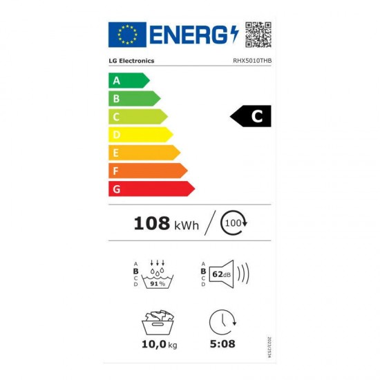 LG RHX5010THB Στεγνωτήριο 10kg με Αντλία Θερμότητας LG RHX5010THB Στεγνωτήριο 10kg με Αντλία Θερμότητας