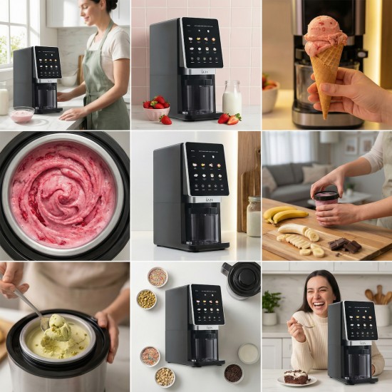 Izzy Italian Gelato IZ-2045 Παγωτομηχανή 3x650ml Μαύρη Izzy Italian Gelato IZ-2045 Παγωτομηχανή 3x650ml Μαύρη