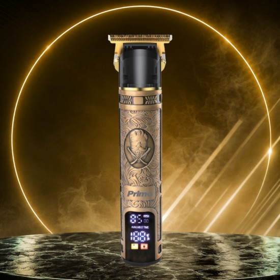 PRIMO Κουρευτική μηχανή PRΗΤ-40561 Επαναφ 90Μ Digital Retro Golden