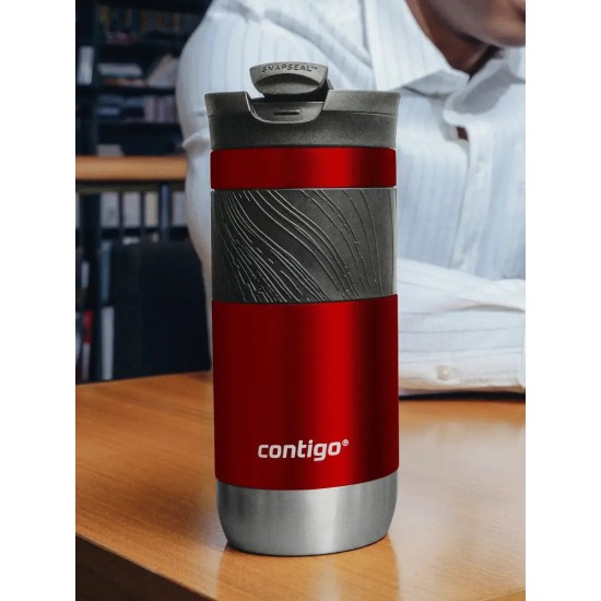 Contigo Μπουκάλι Θερμός Ανοξείδωτο BPA Free 470ml Red με Λαβή 2213021