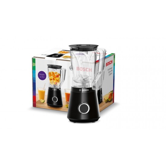 Bosch Serie 4 MMB6141B Μπλέντερ με Κανάτα Tritan 1.5 lt 1200W Μαύρο