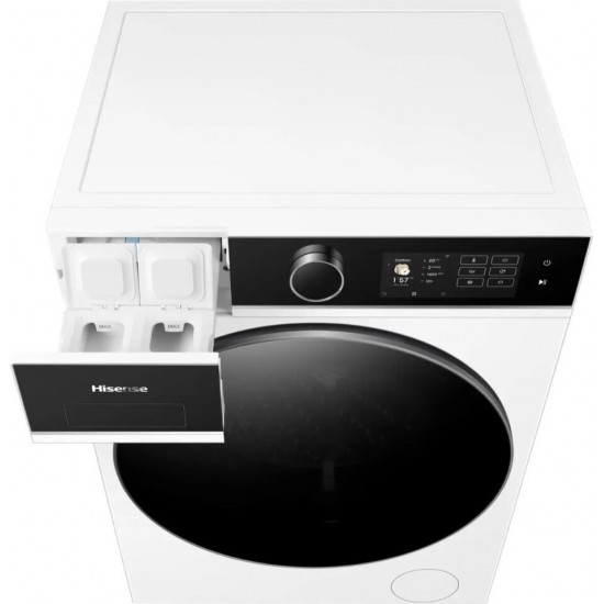 Hisense Πλυντήριο Ρούχων 10.5kg με Τεχνολογία Ατμού 1400 Στροφών WF5I1045BWQ