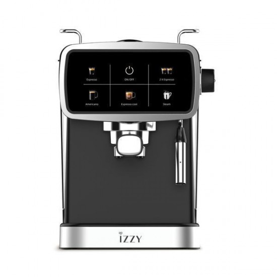 Izzy Dolce Μηχανή Espresso 1350W Πίεσης 20bar Μαύρη