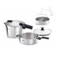 Fissler Vitaquick Premium Set Quattro Χύτρες Ταχύτητας 8lt + 4lt + Καλάθι Ατμού
