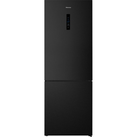 Hisense RB645N4BFE Ψυγειοκαταψύκτης 495lt Total NoFrost Υ200xΠ70.4xΒ69.4εκ. Μαύρος
