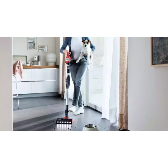 Bosch BBS711ANM Unlimited 7 ProAnimal Επαναφορτιζόμενη Σκούπα 2 σε 1 Stick & Χειρός 18V Red