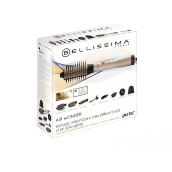Imetec Bellissima Air Wonder GH20 1100 8σε1 Βούρτσα μαλλιών