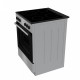 Gorenje GEC6A41SC Κουζίνα 71lt με Κεραμικές Εστίες Π60εκ. Inox