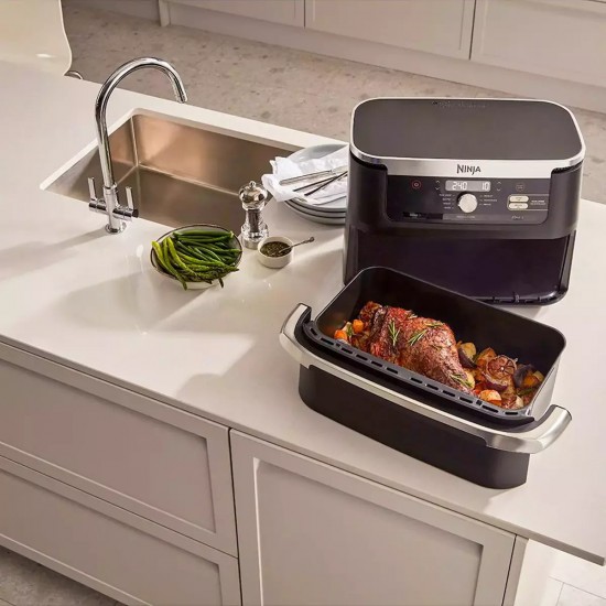Ninja Foodi FlexDrawer Dual Air Fryer 10.4lt Μαύρο AF500EU Ninja Foodi FlexDrawer Dual Air Fryer 10.4lt Μαύρο AF500EU