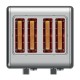 Life Brekky 221-0423 Φρυγανιέρα 4 Θέσεων 1500W Inox