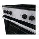 Gorenje GEC6A41SC Κουζίνα 71lt με Κεραμικές Εστίες Π60εκ. Inox