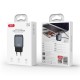 XO Φορτιστής Χωρίς Καλώδιο με Θύρα USB-C 20W Quick Charge 2.0 / Quick Charge 3.0 Μαύρος (L153) 249-0187