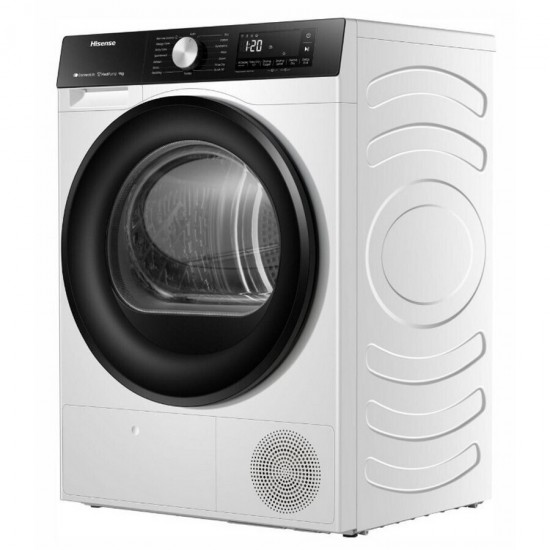 Hisense DH3S902BWCC Στεγνωτήριο 9kg με Αντλία Θερμότητας