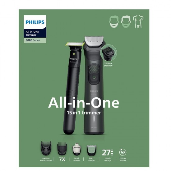 Philips Κουρευτική Μηχανή Γκρι Σετ MG9531/15