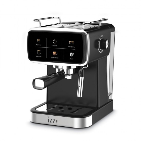 Izzy Dolce Μηχανή Espresso 1350W Πίεσης 20bar Μαύρη