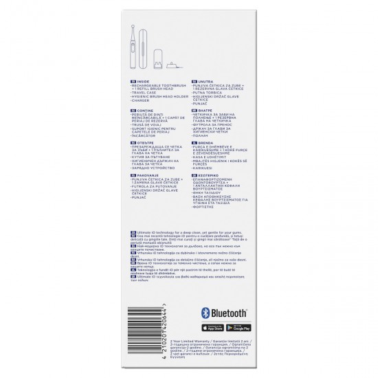 Oral-B IO Series 5 Ηλεκτρική Οδοντόβουρτσα με Αισθητήρα Πίεσης και Θήκη Ταξιδίου Pink