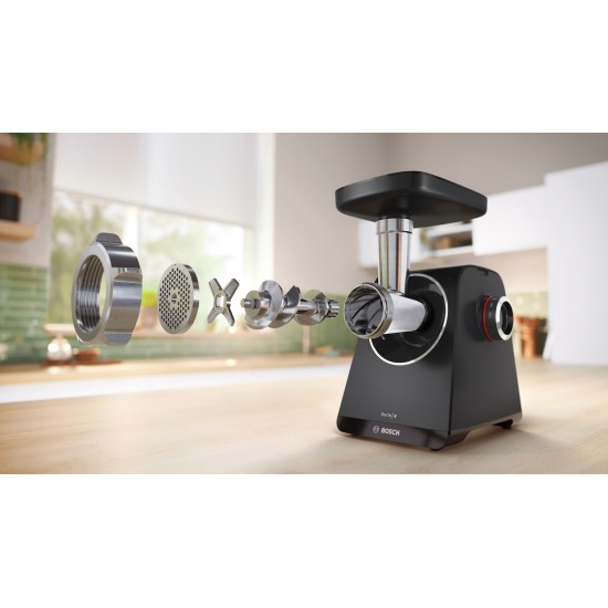 Bosch MFWS430B Μηχανή Άλεσης Κιμά 1900W Μαύρη Bosch MFWS430B Μηχανή Άλεσης Κιμά 1900W Μαύρη
