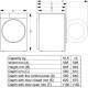Hisense Πλυντήριο Ρούχων 12kg 1400 Στροφών Μαύρο WF7S1247BB