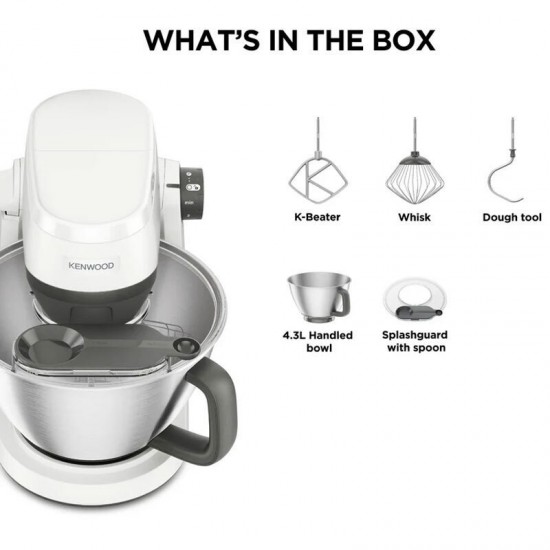 Kenwood KHC30.000WH Multi Tasker Κουζινομηχανή 1000W με Ανοξείδωτο Κάδο 1.7lt Λευκή Kenwood KHC30.000WH Multi Tasker Κουζινομηχανή 1000W με Ανοξείδωτο Κάδο 1.7lt Λευκή