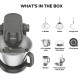 Kenwood KHC30.050GY Multi Tasker Κουζινομηχανή 1000W με Ανοξείδωτο Κάδο 1.7lt Γκρι Kenwood KHC30.050GY Multi Tasker Κουζινομηχανή 1000W με Ανοξείδωτο Κάδο 1.7lt Γκρι