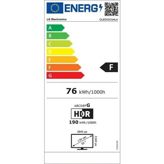 LG Smart Τηλεόραση 55" 4K UHD OLED Evo AI C6 HDR (2026) OLED55C64LA LG Smart Τηλεόραση 55" 4K UHD OLED Evo AI C6 HDR (2026) OLED55C64LA