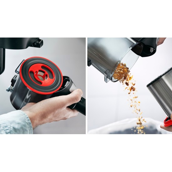 Bosch BBS711ANM Unlimited 7 ProAnimal Επαναφορτιζόμενη Σκούπα 2 σε 1 Stick & Χειρός 18V Red
