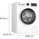 Bosch Πλυντήριο Ρούχων 9kg με Τεχνολογία Ατμού 1400 Στροφών Iron Assist WGG244FGGR